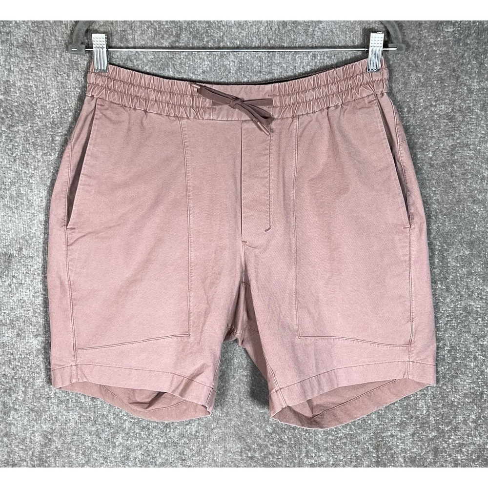 Lululemon Bowline Shorts Mens Size Medium Dusty Pink Stretch Pockets Drawstring